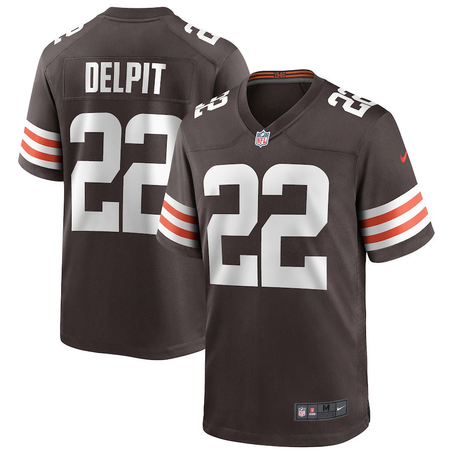 Men Cleveland Browns #22 Grant Delpit Nike Brown Player Game NFL Jersey->cleveland browns->NFL Jersey